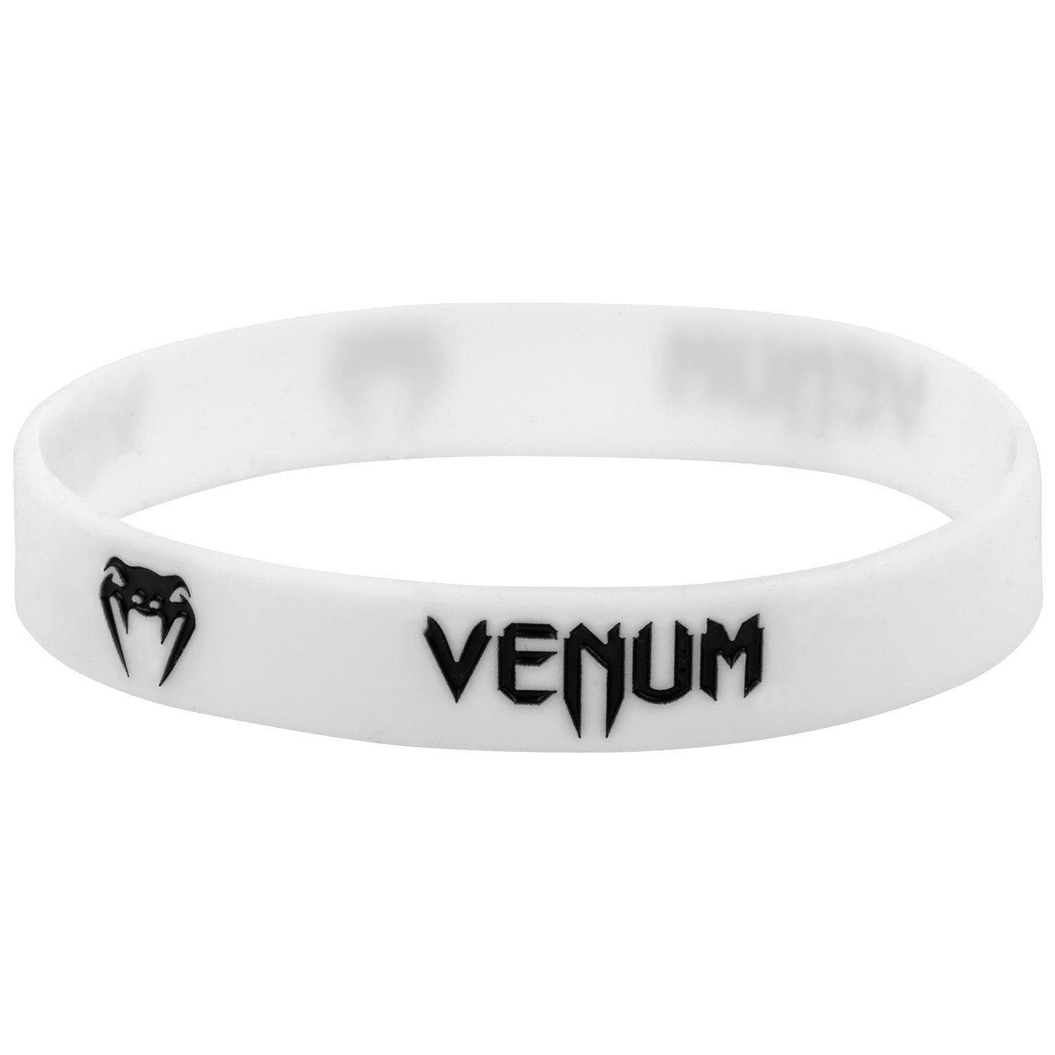 Bracelet Venum en silicone - Blanc/Noir