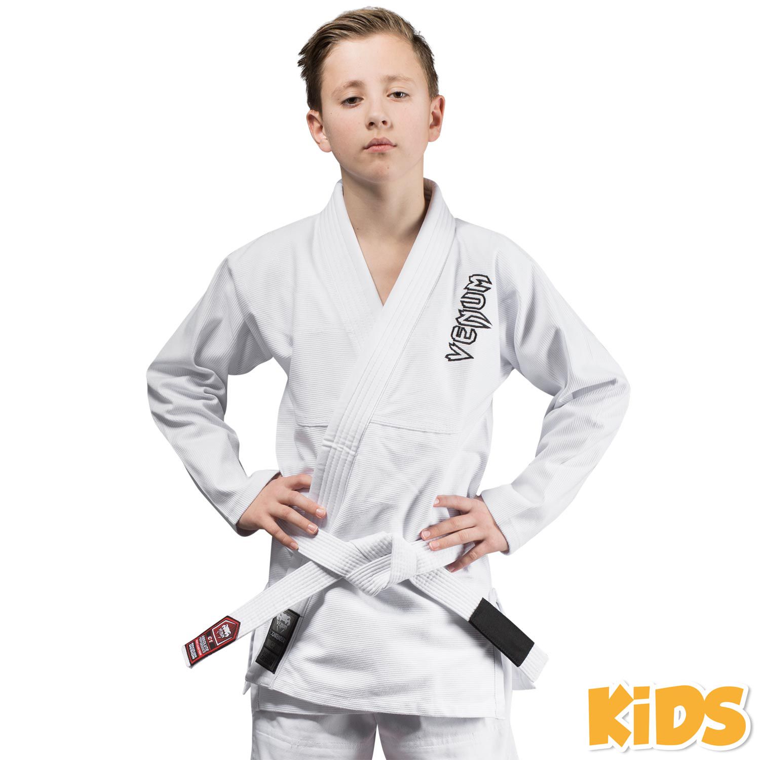 Kimono BJJ Venum Contender Kids - Blanco