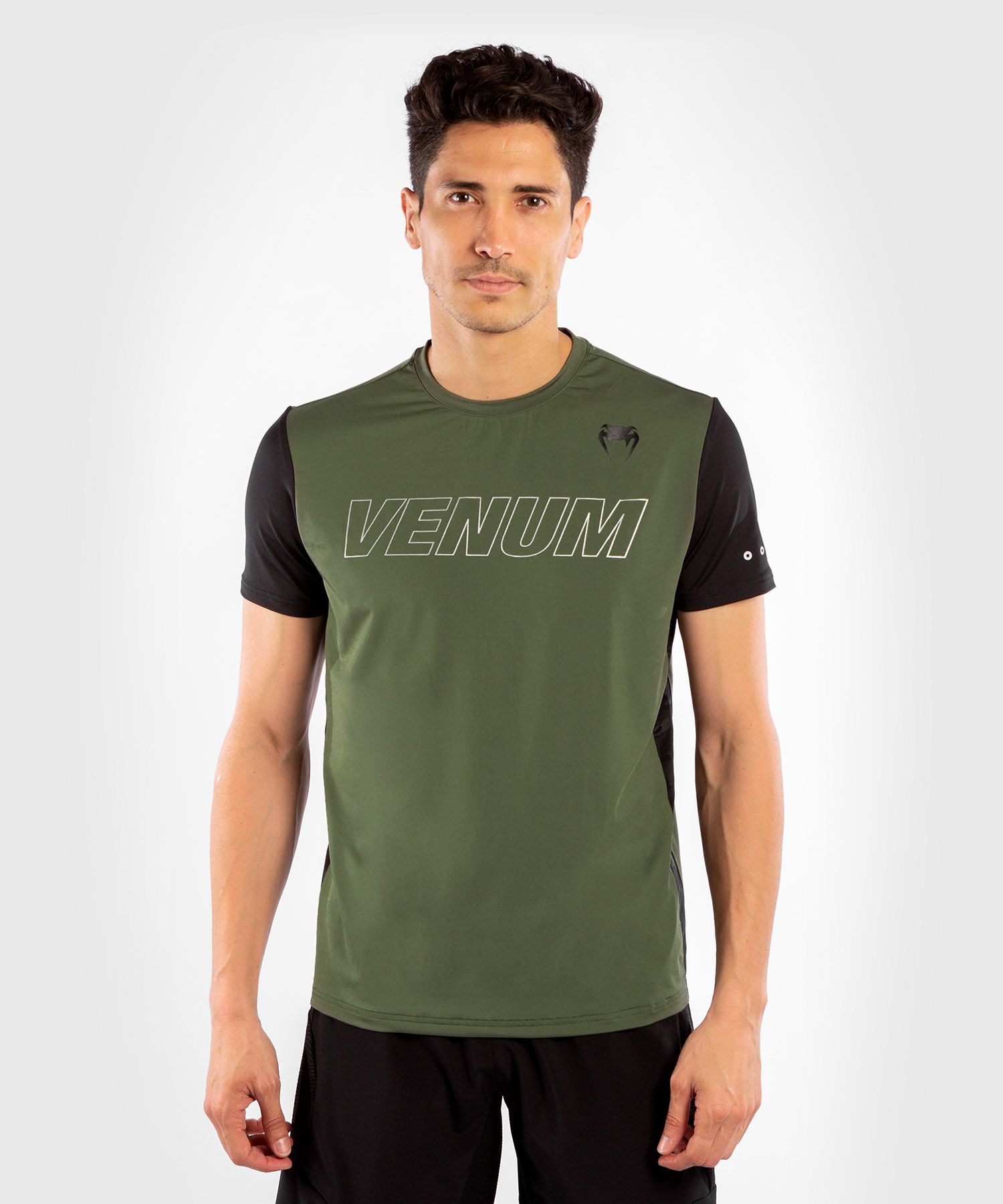Camiseta Dry-Tech Venum Classic Evo - Caqui/Plata