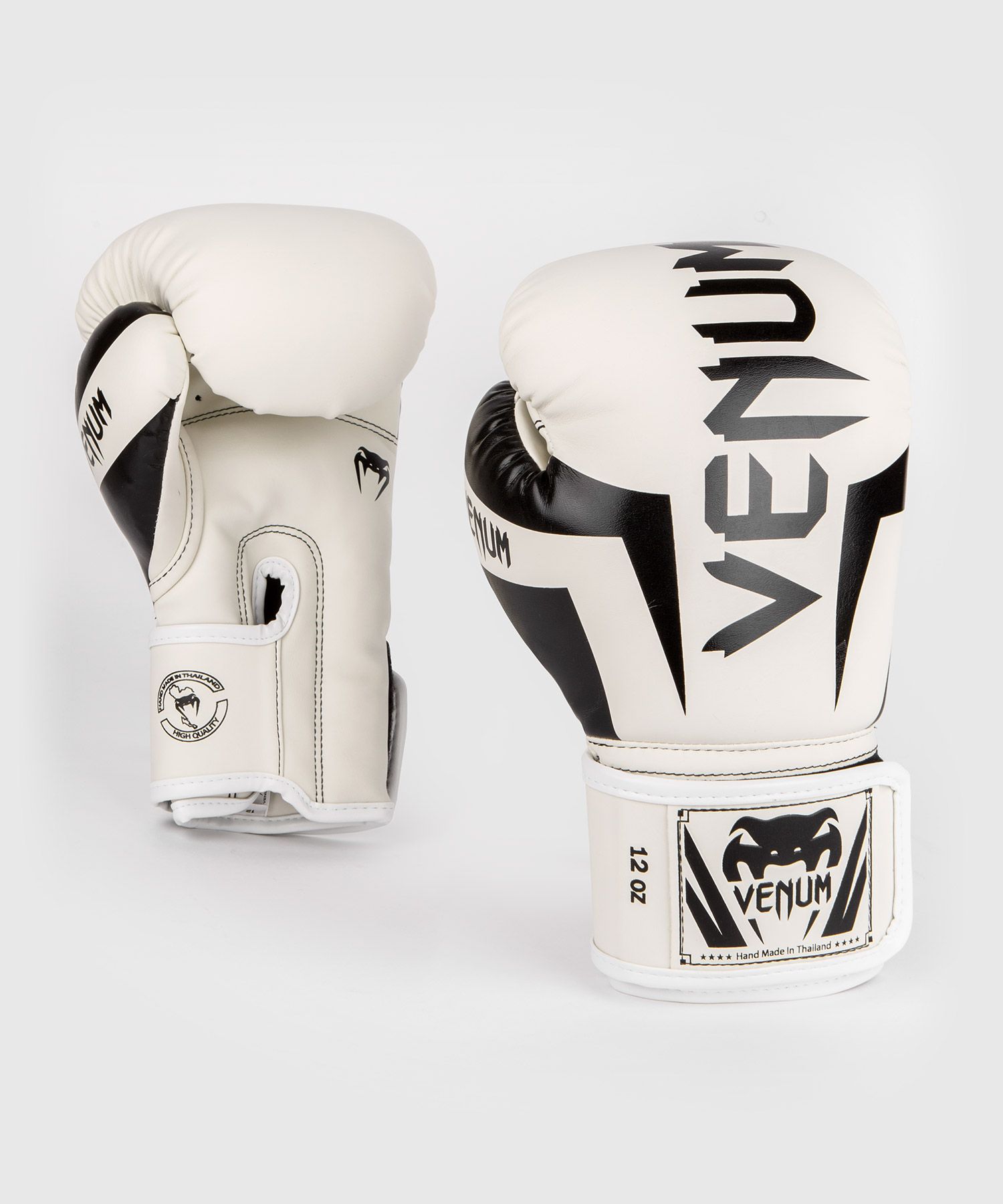 Venum Elite Boxing Gloves - White/Black