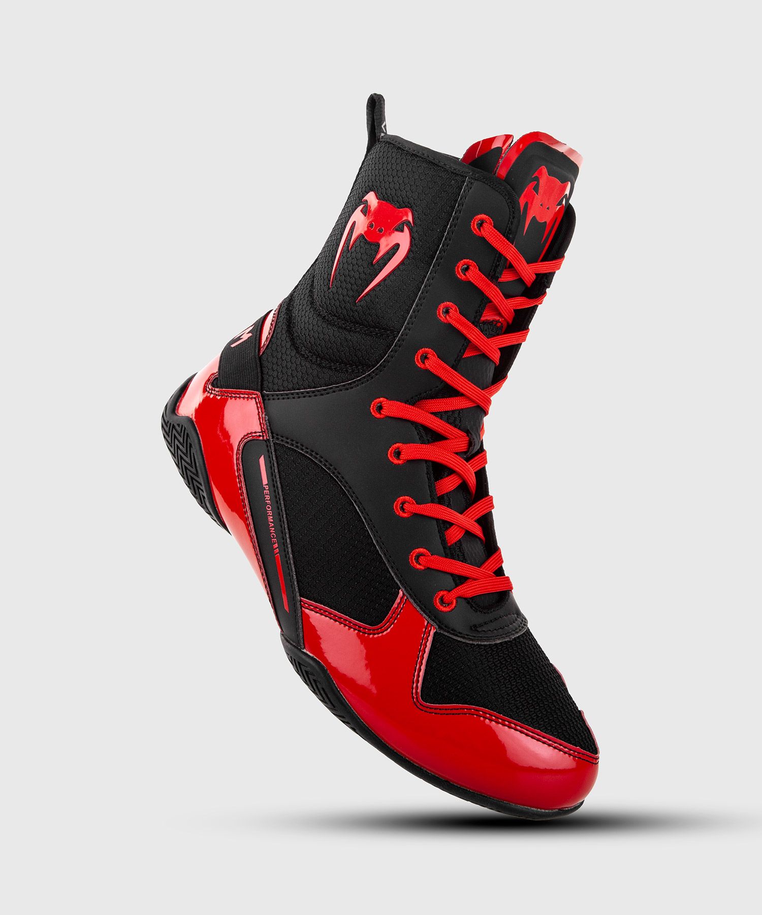 Chaussures de boxe Venum Elite - Noir/Rouge