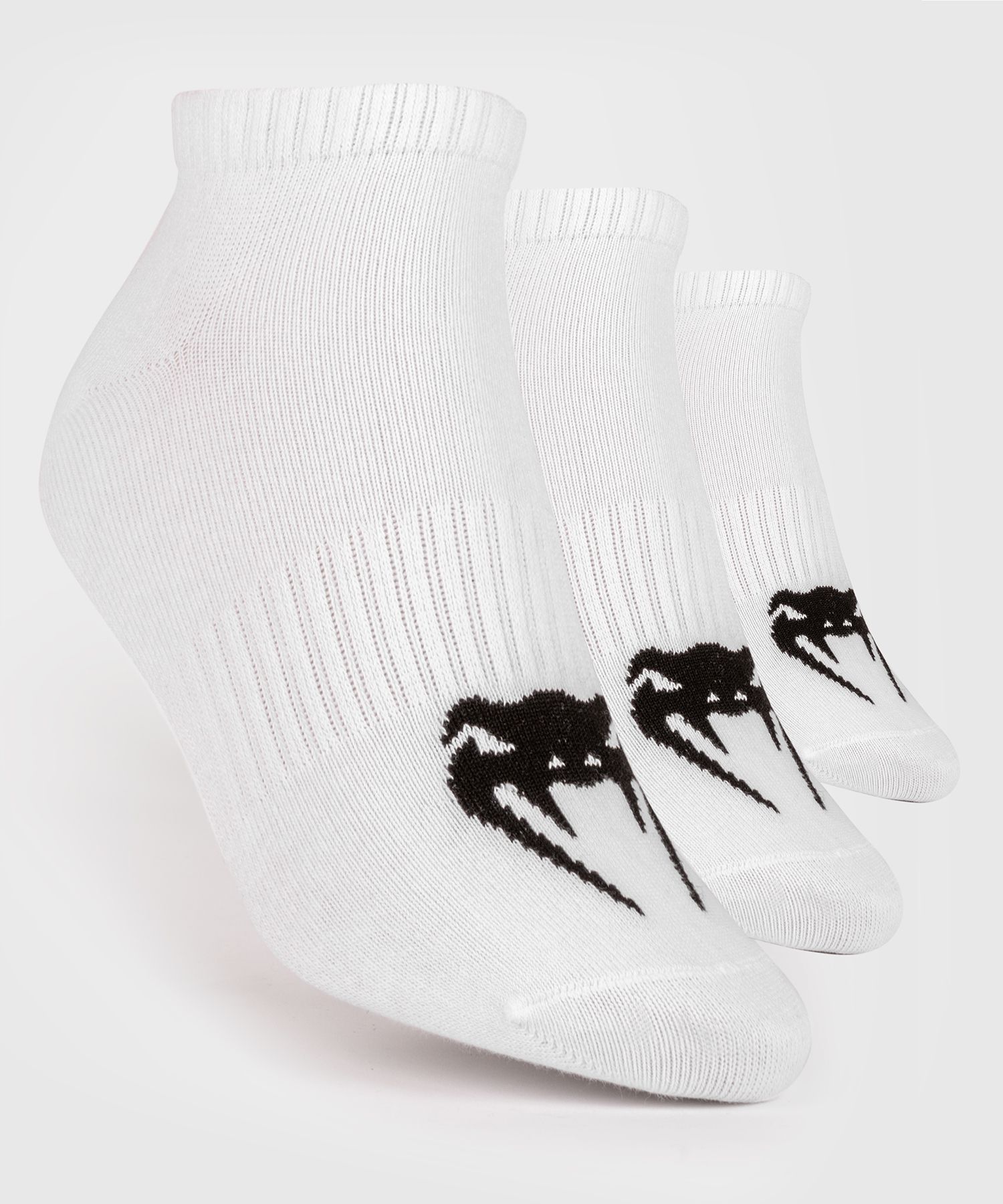 Venum Classic Footlet Socke - 3er Set - Weiß/Schwarz