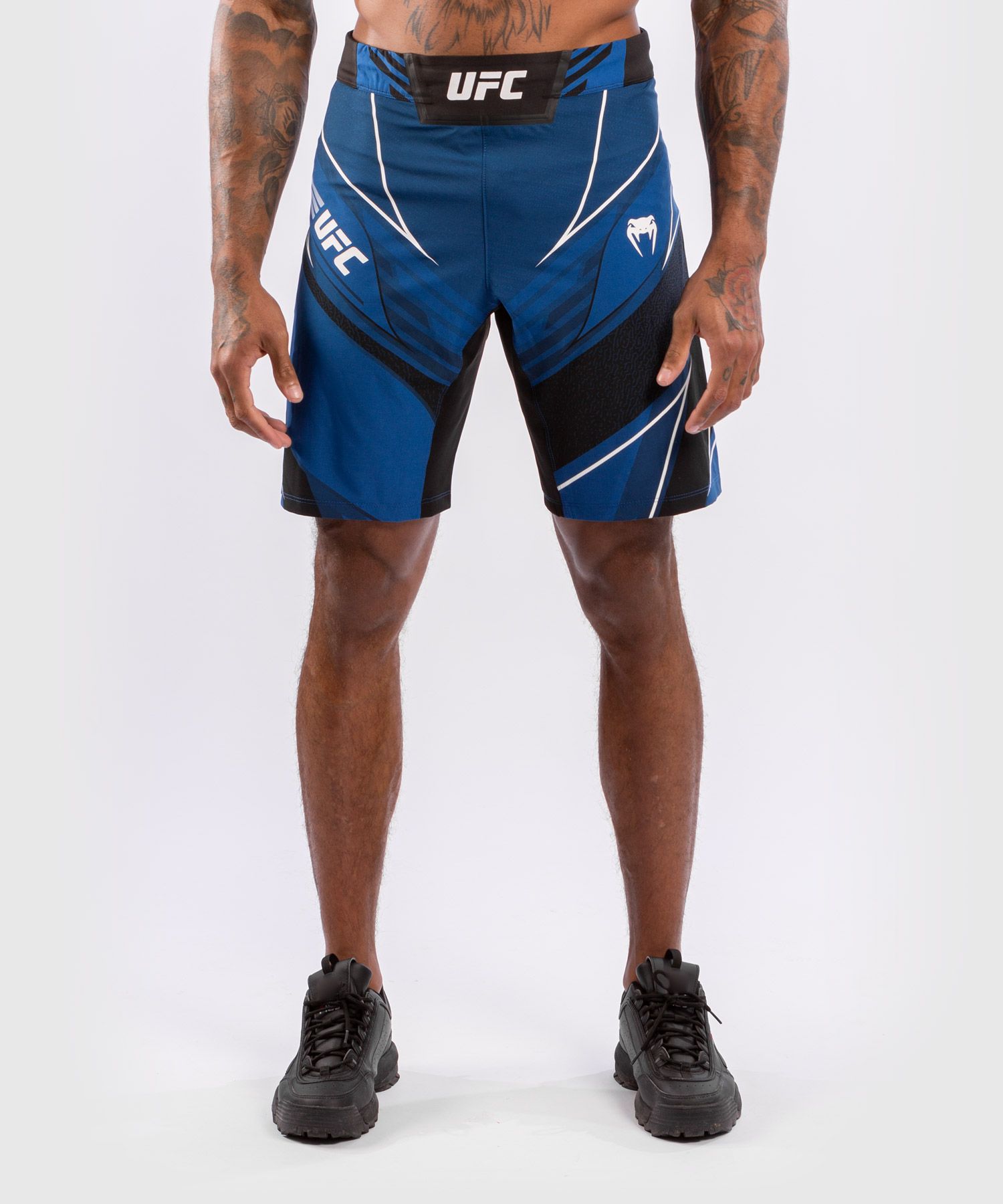 UFC Venum Authentic Fight Night Men's Shorts - Long Fit - Blue