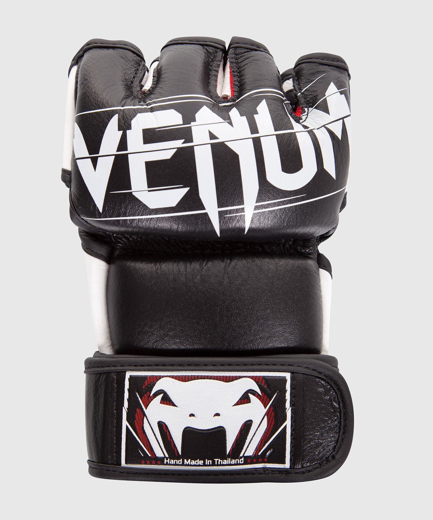 Venum Undisputed 2.0 MMA Gloves Nappa Leather Black Fight Training Martial Arts 