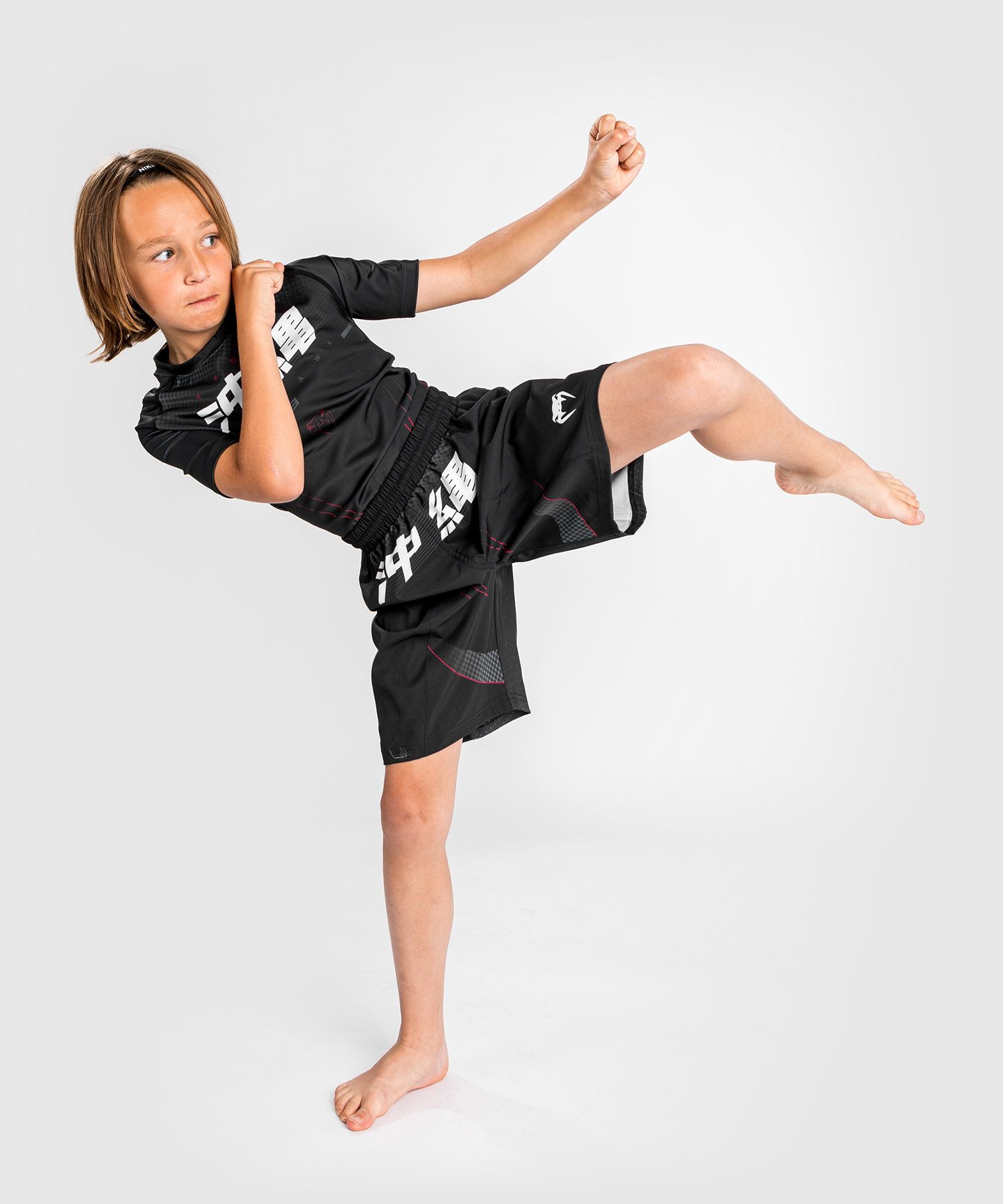 Venum Okinawa 3.0 Training Shorts - For Kids - Black/Red
