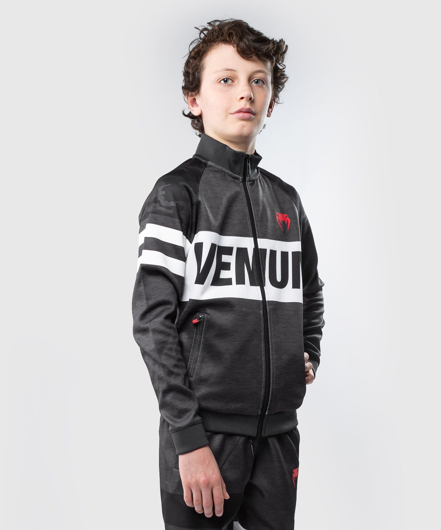 Venum Bandit joggingjack - voor kinderen – Zwart/Grijs