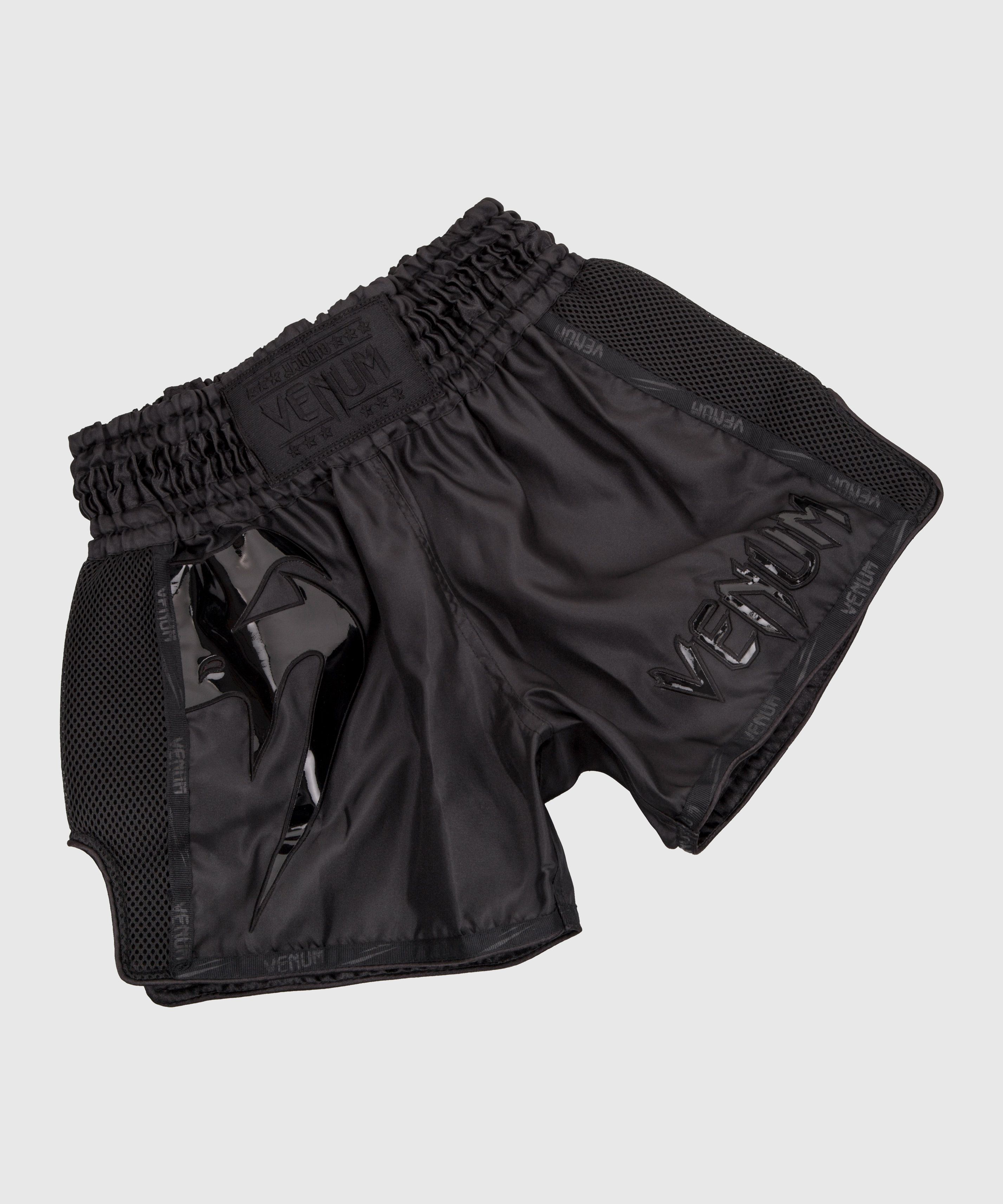 Venum Giant Muay Thai Shorts - Black/Black