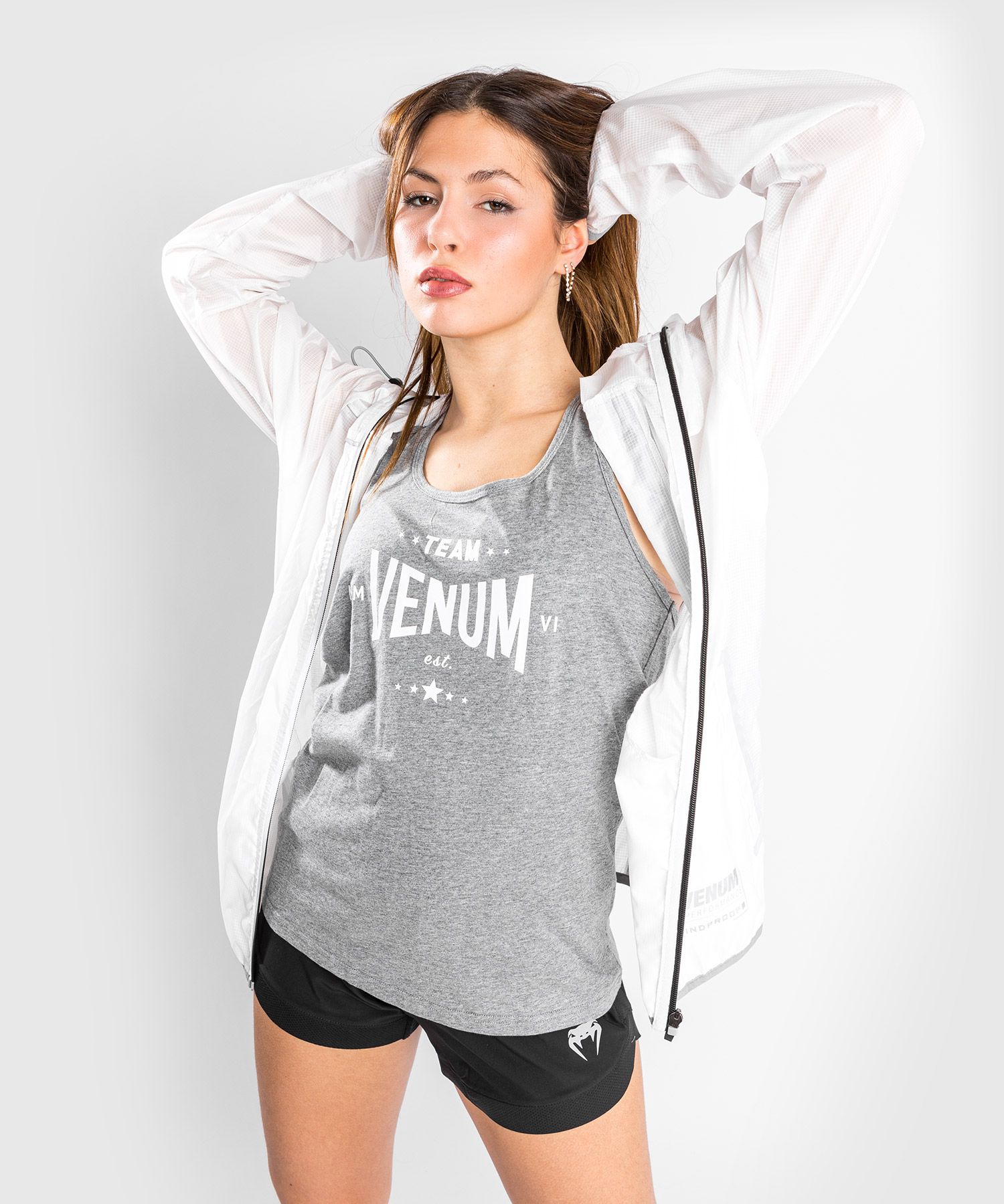 Camiseta de tirantes Venum Team 2.0 - Mujer - Gris Ceniza claro