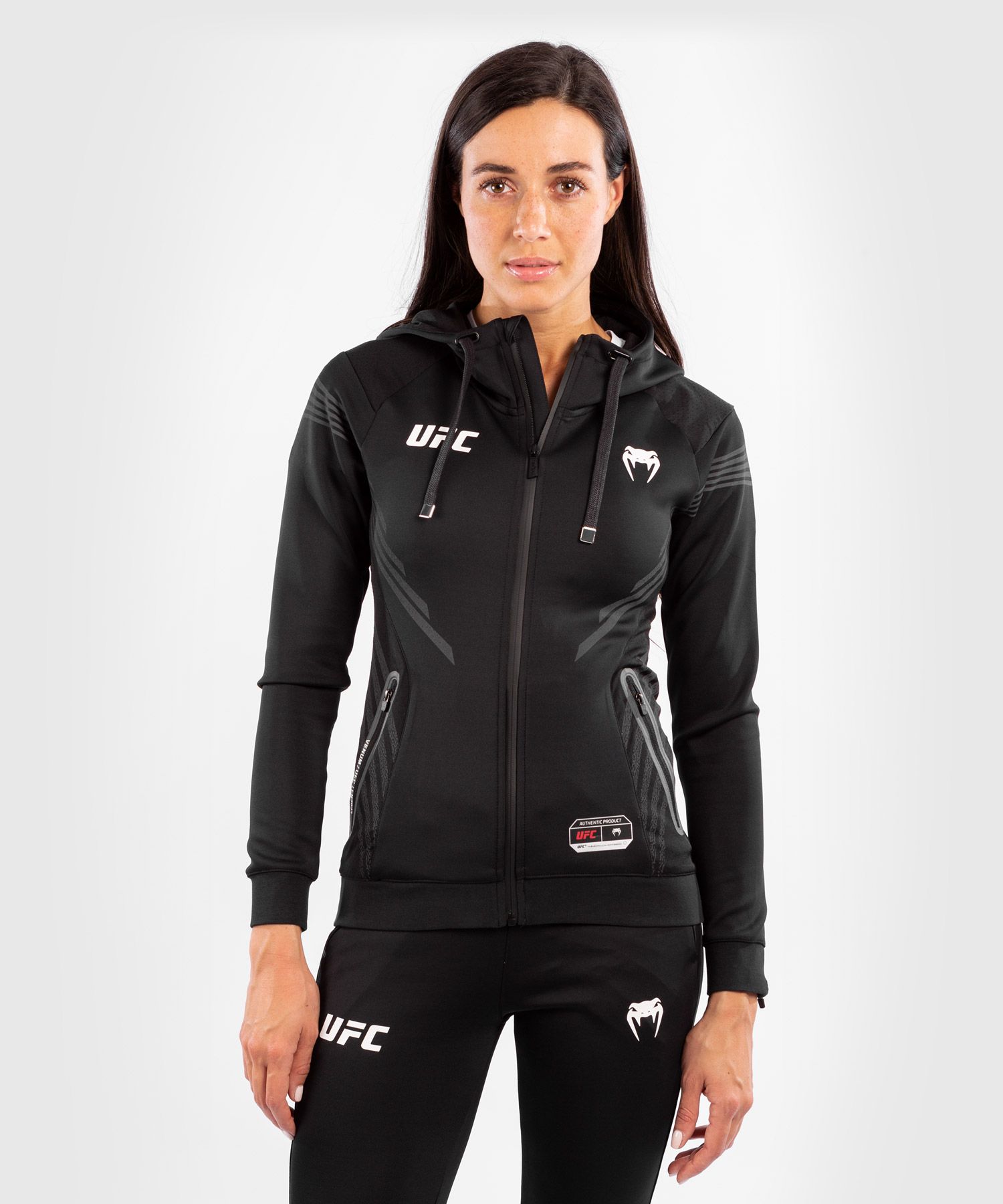Sweatshirt à Capuche Femme UFC Venum Authentic Fight Night - Noir