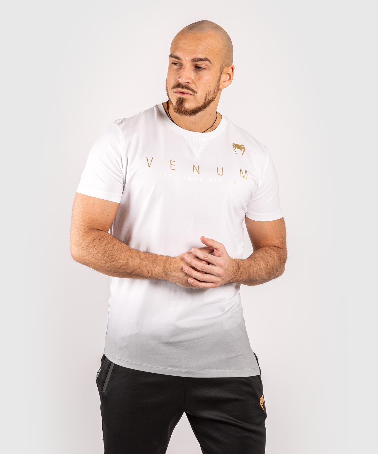 T-shirt Venum LiveYourVision -  Bianco/Nero