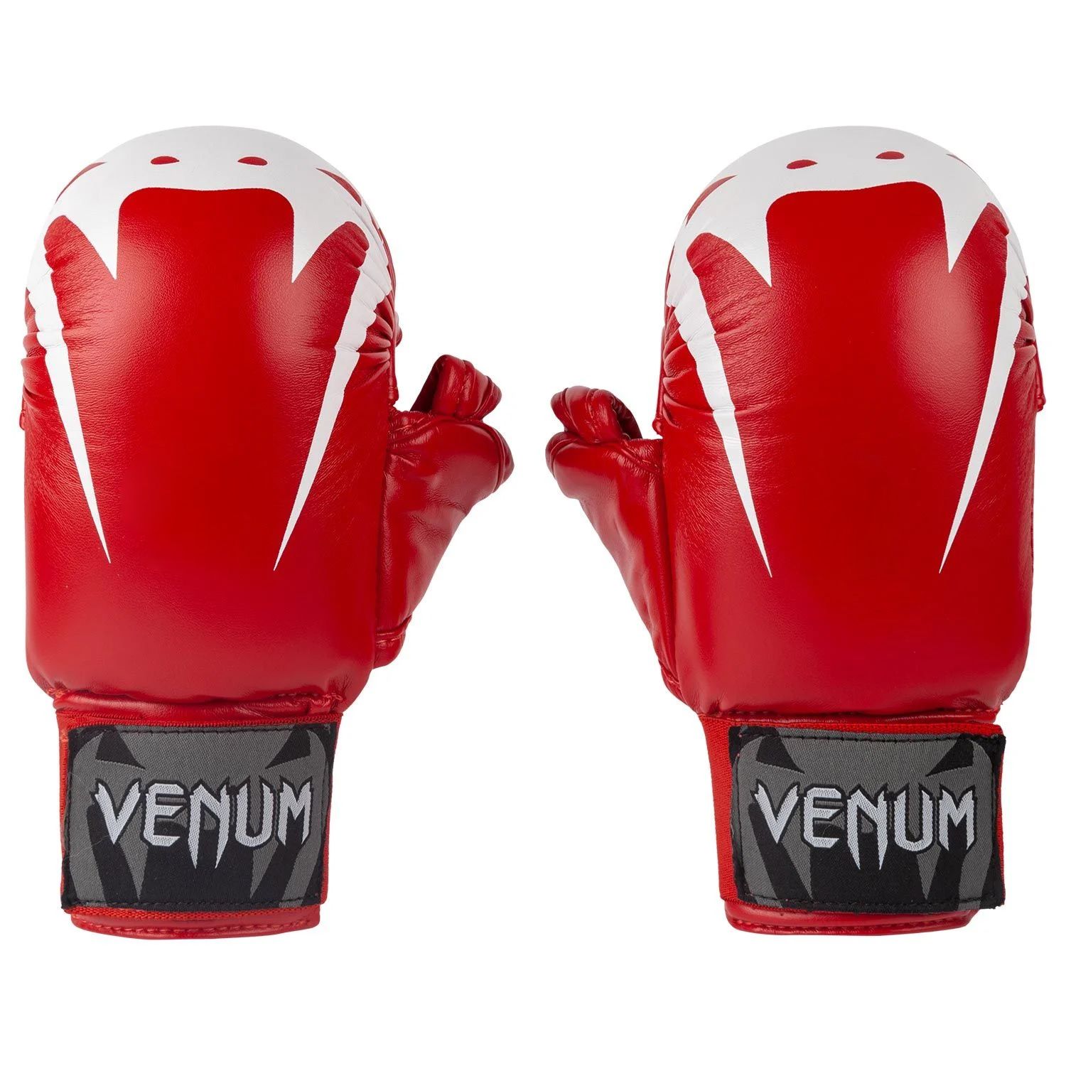 Venum Giant Karate Mitts - With Thumbs  - Red