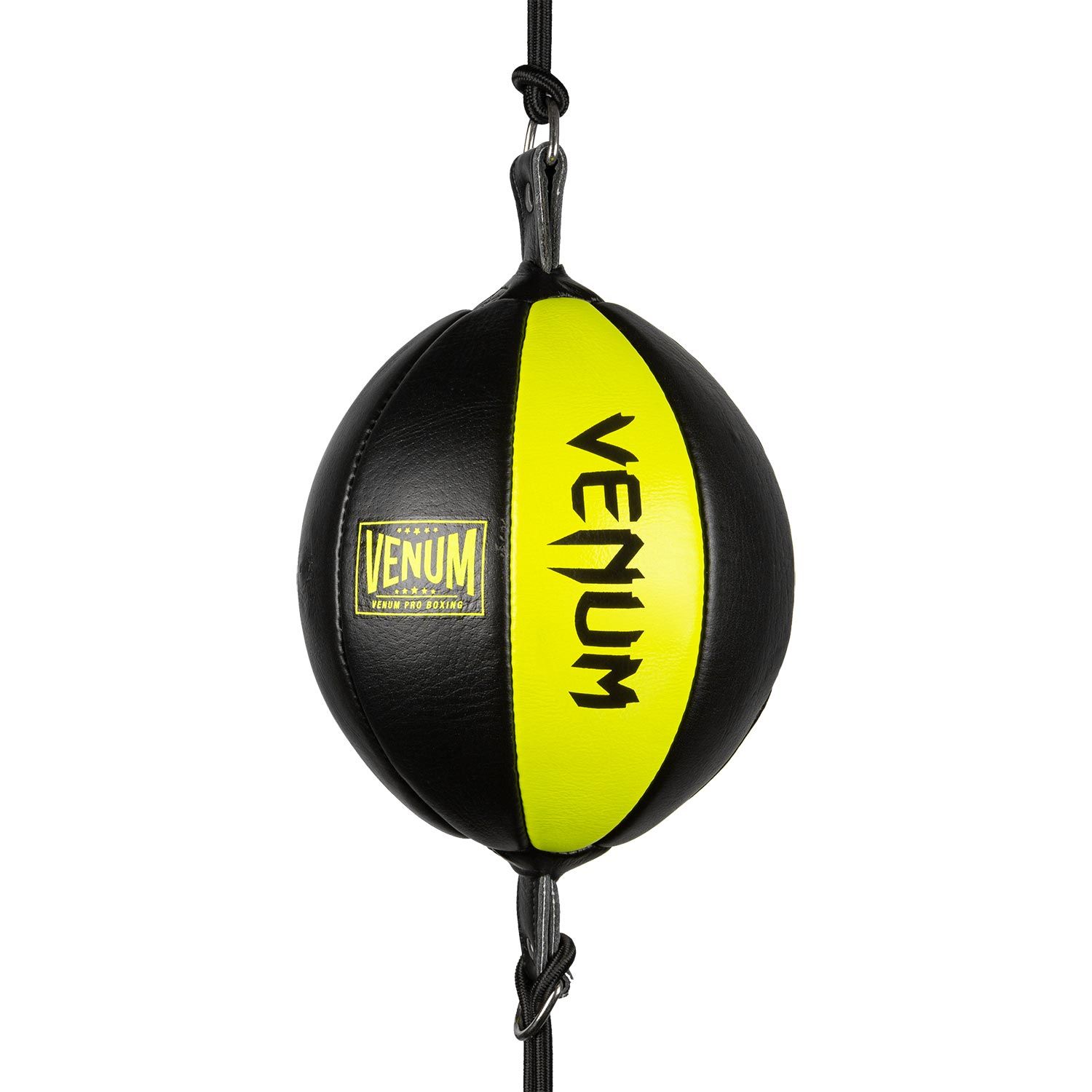 Ballon ovale double attache Venum Hurricane - Noir/Jaune