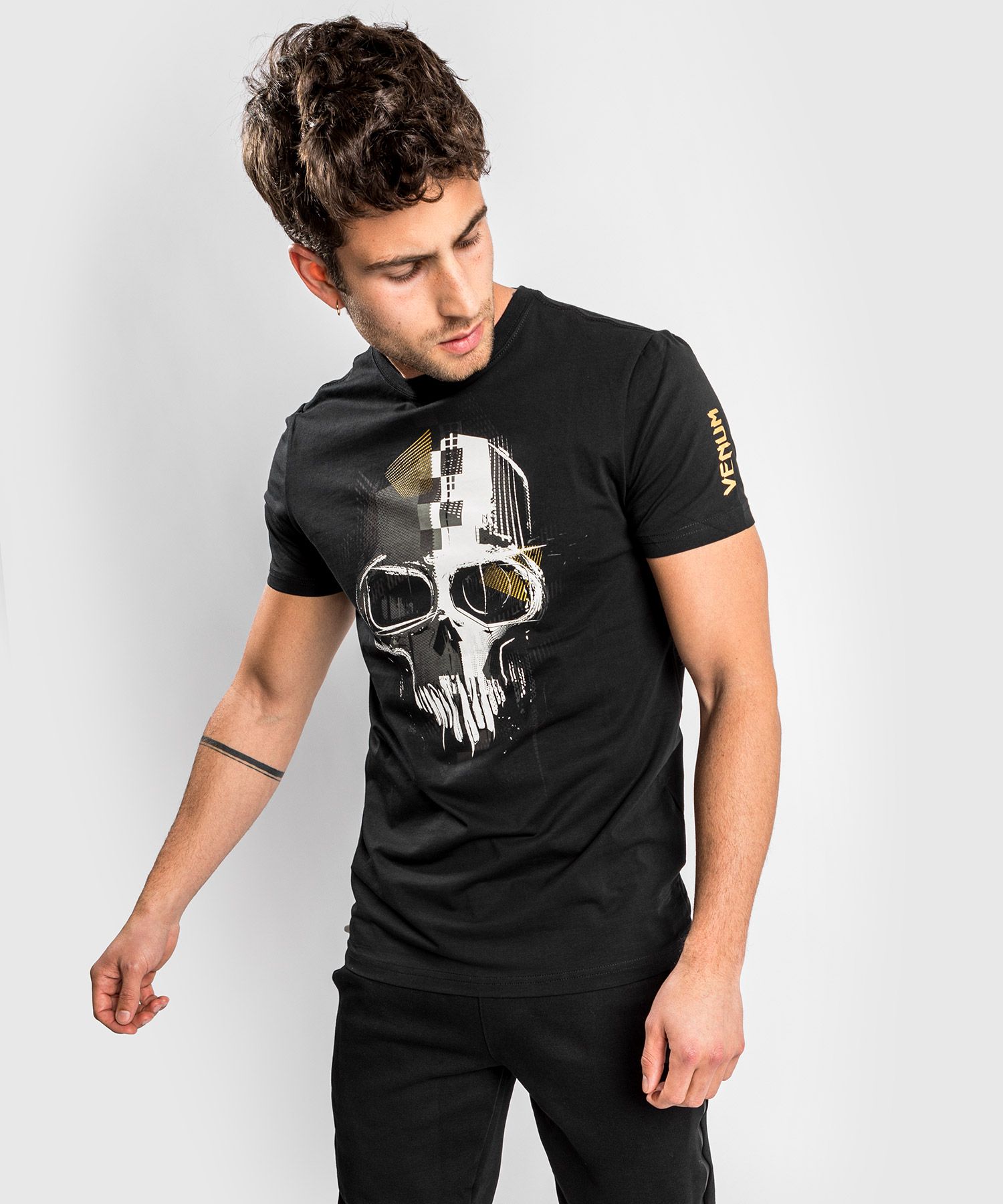Camiseta Venum Skull - Negro