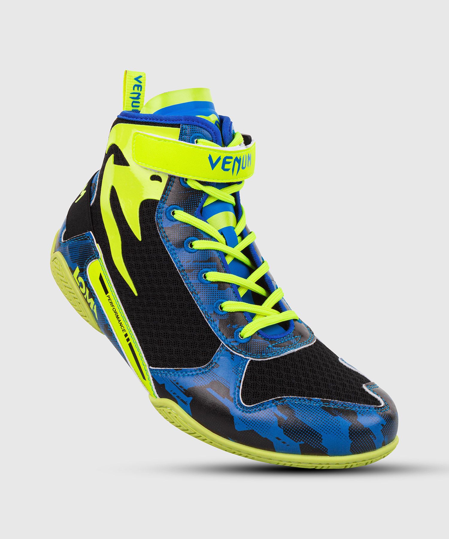 Venum Giant Low Loma Edition Boxing Shoes - Blue/Yellow