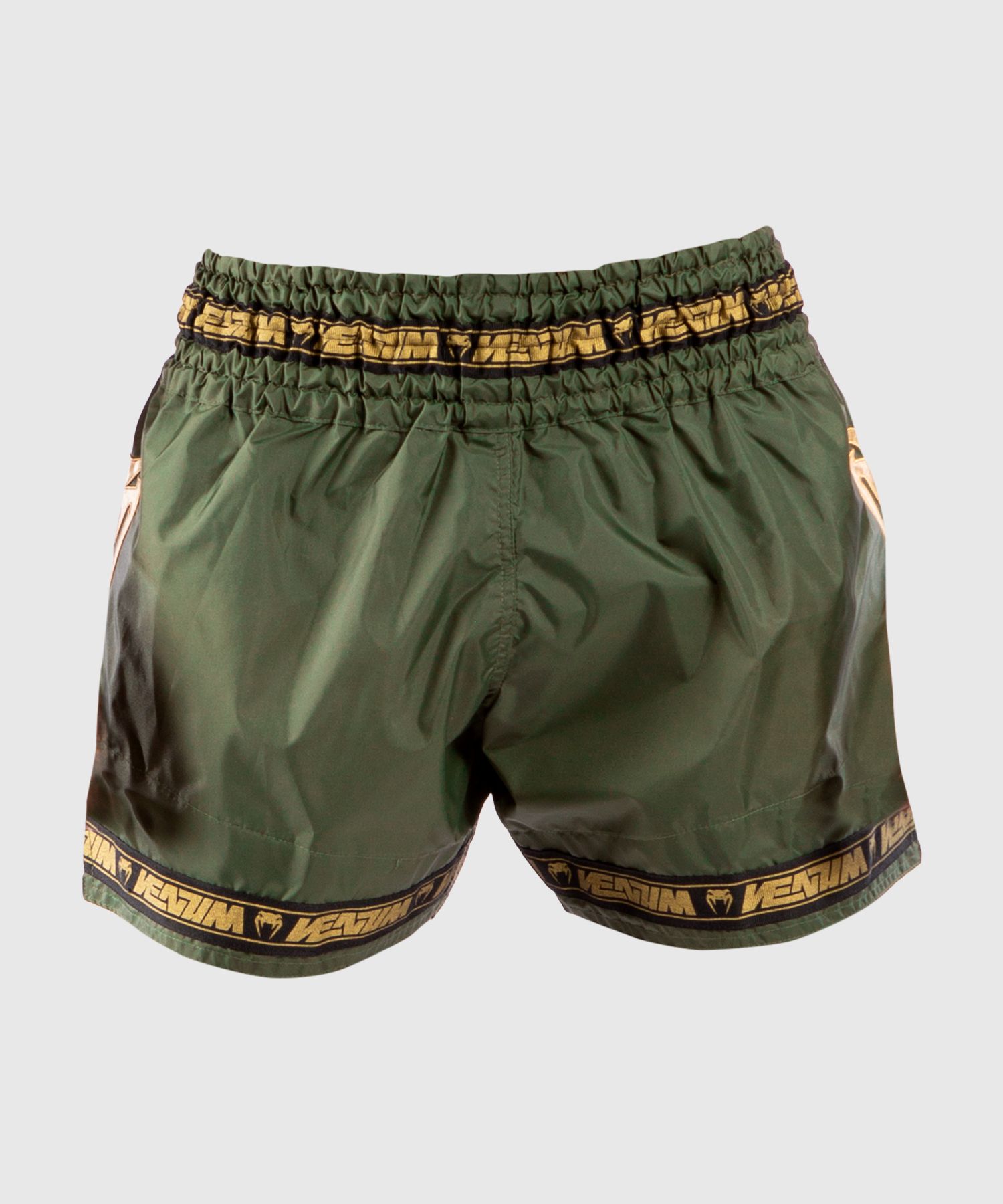 Pantalones cortos Venum Muay Thai Parachute - Caqui/Dorado