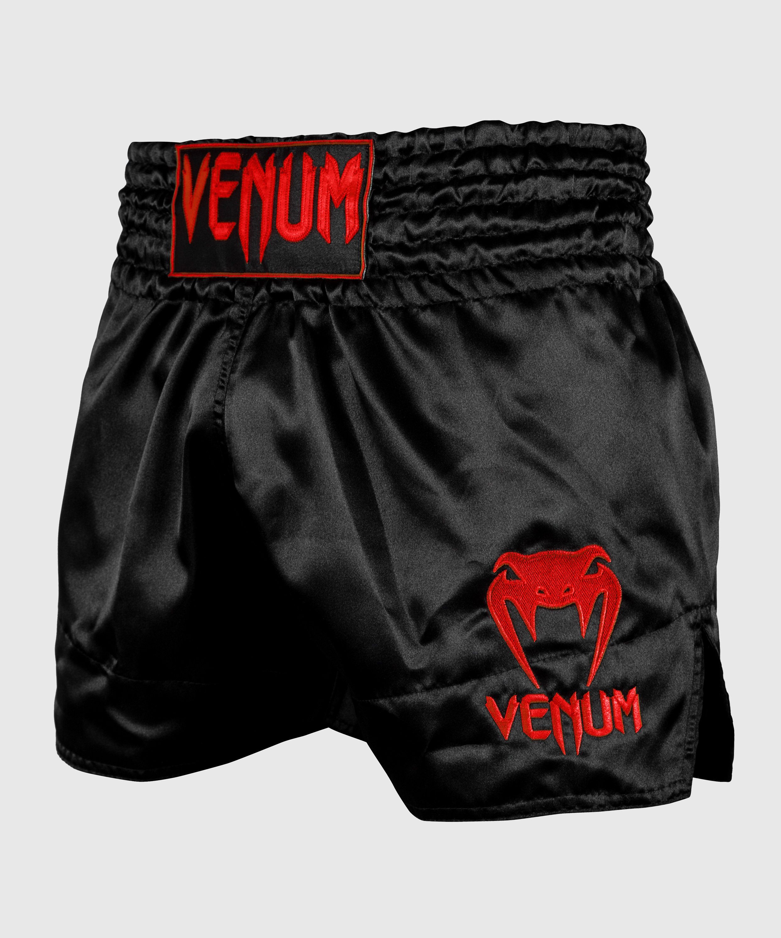 Pantaloncini Muay Thai Classic Venum - Nero/Rosso