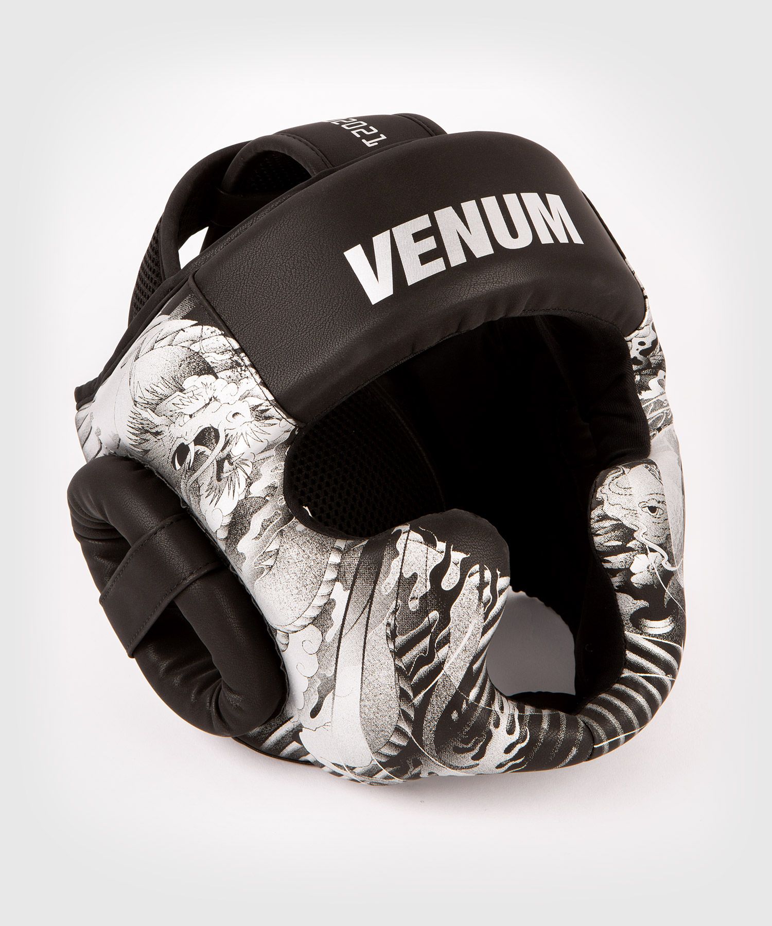 Venum YKZ21 Headgear - Black/Silver