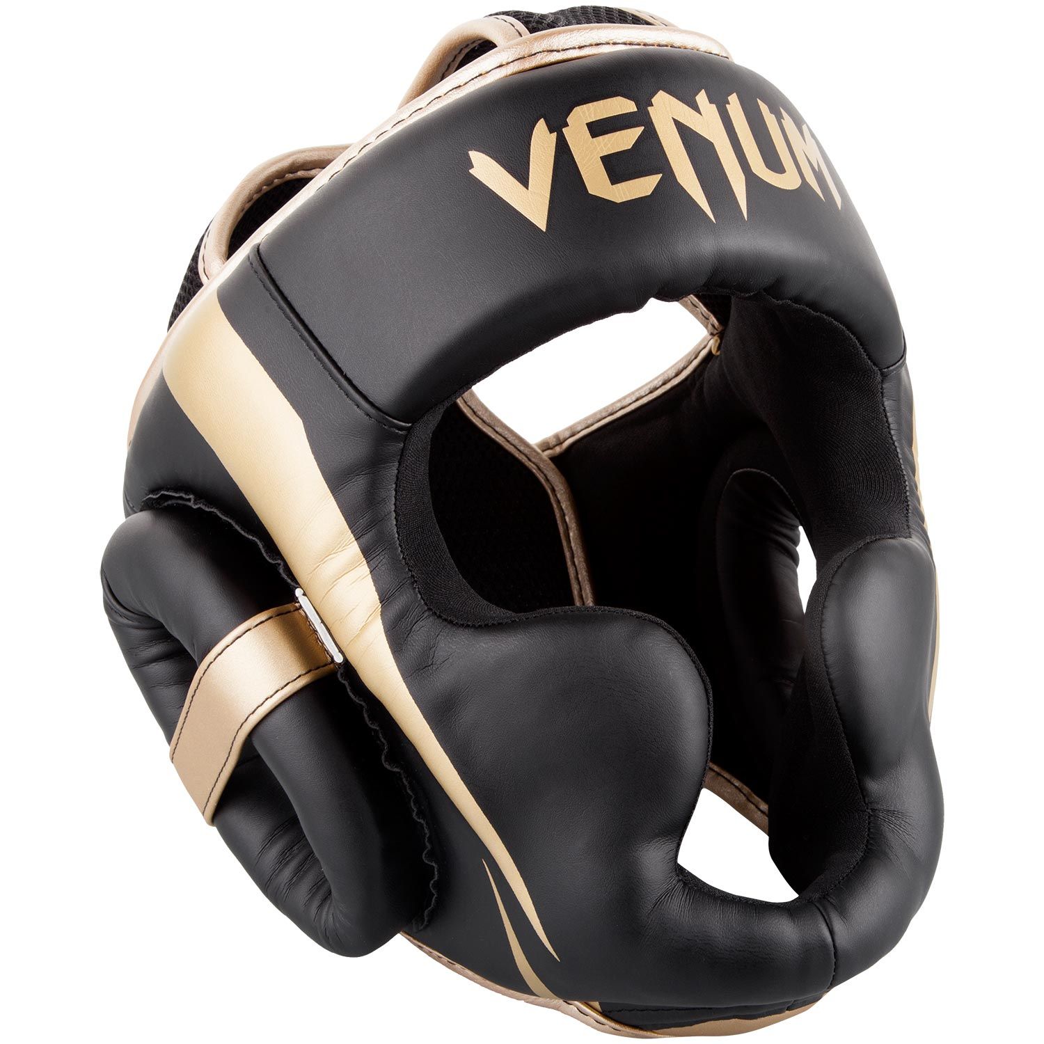 Venum Elite Kopfschutz-Schwarz/Gold
