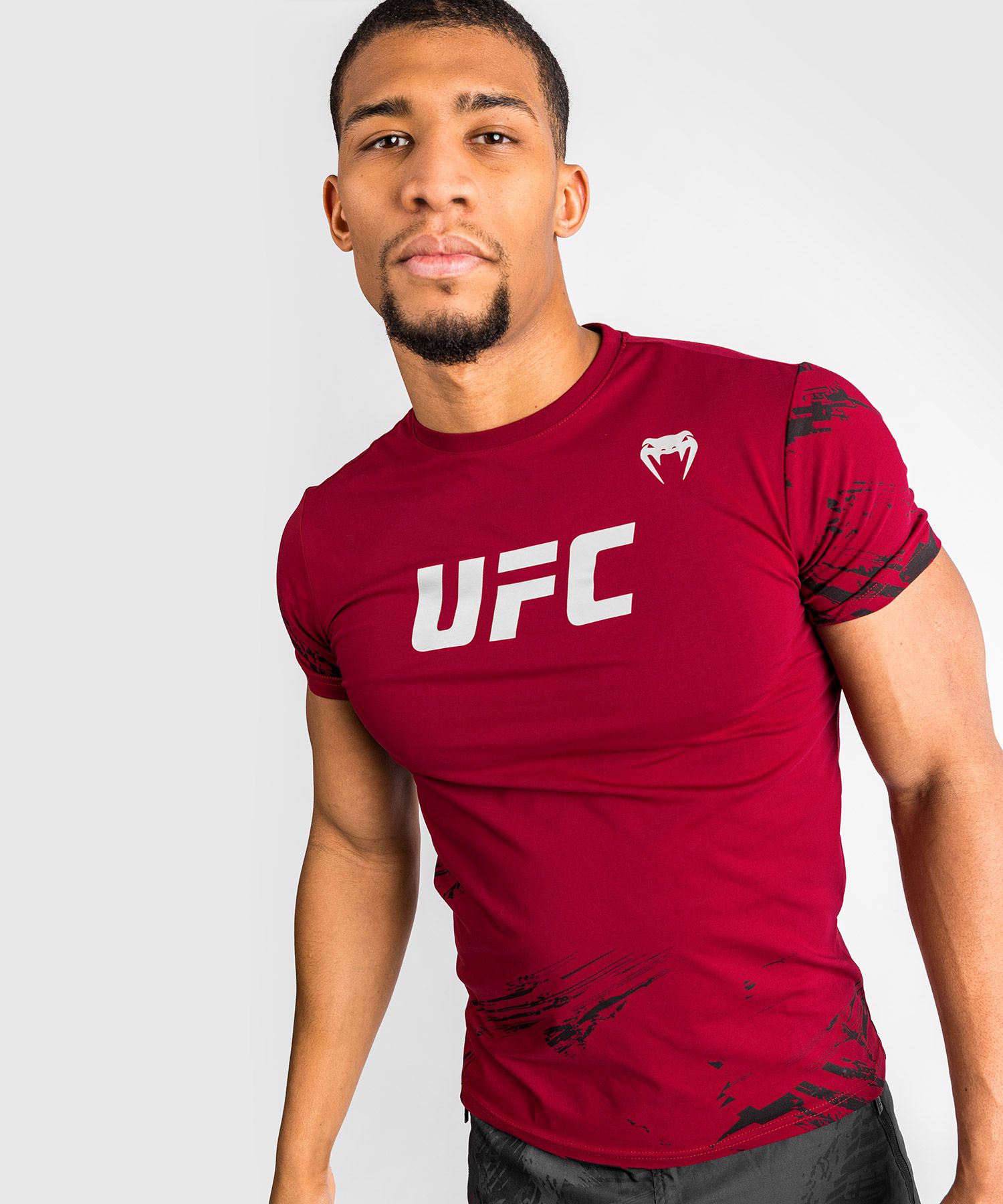 UFC Venum Authentic Fight Week Men’s 2.0 Short Sleeve T-Shirt - Red