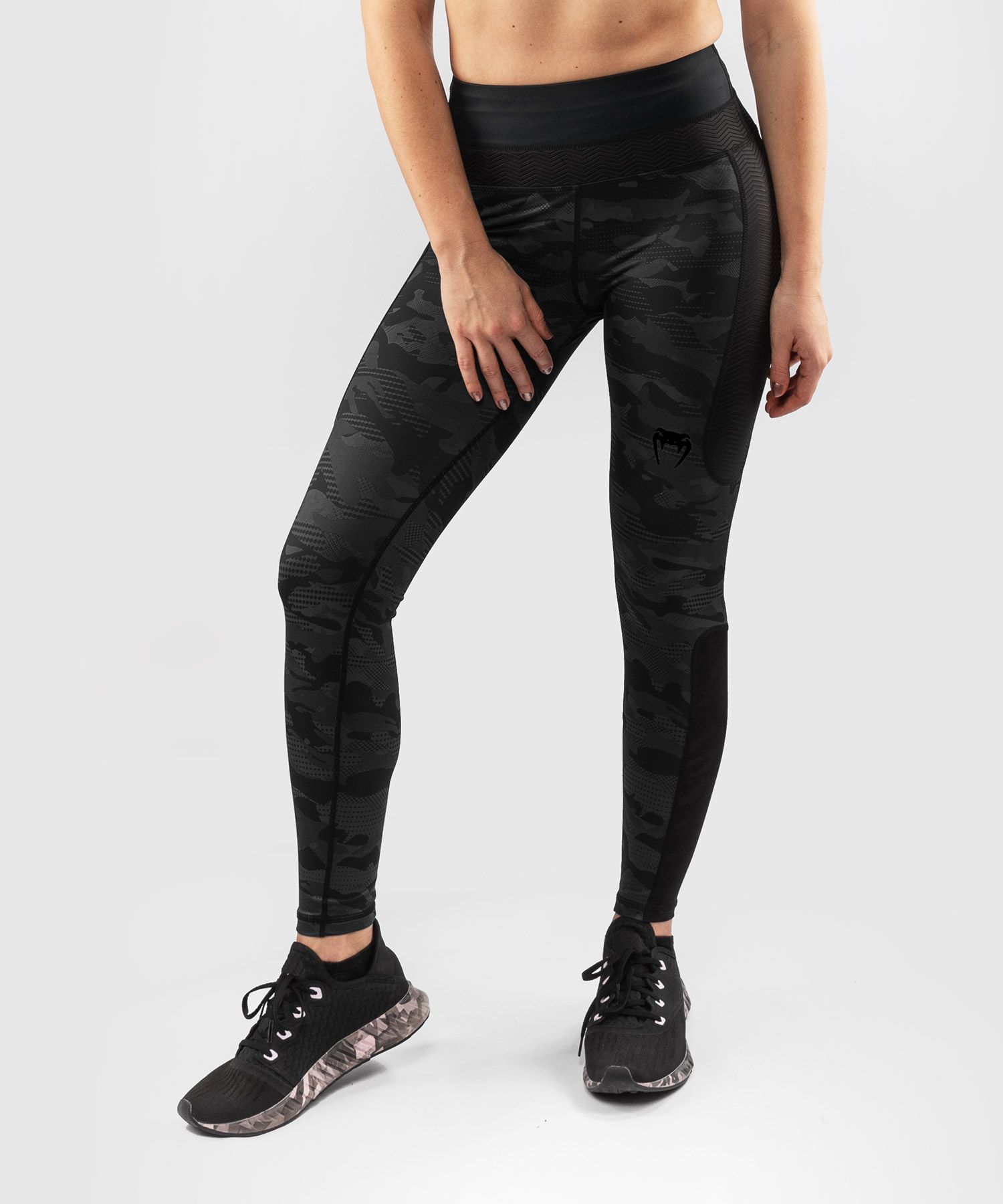 Venum Defender leggings – voor dames - Zwart/Zwart