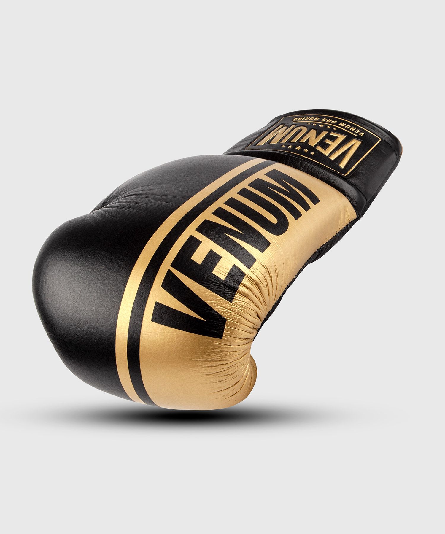 Guantoni da boxe professionali Venum Shield – Lacci - Nero/Oro