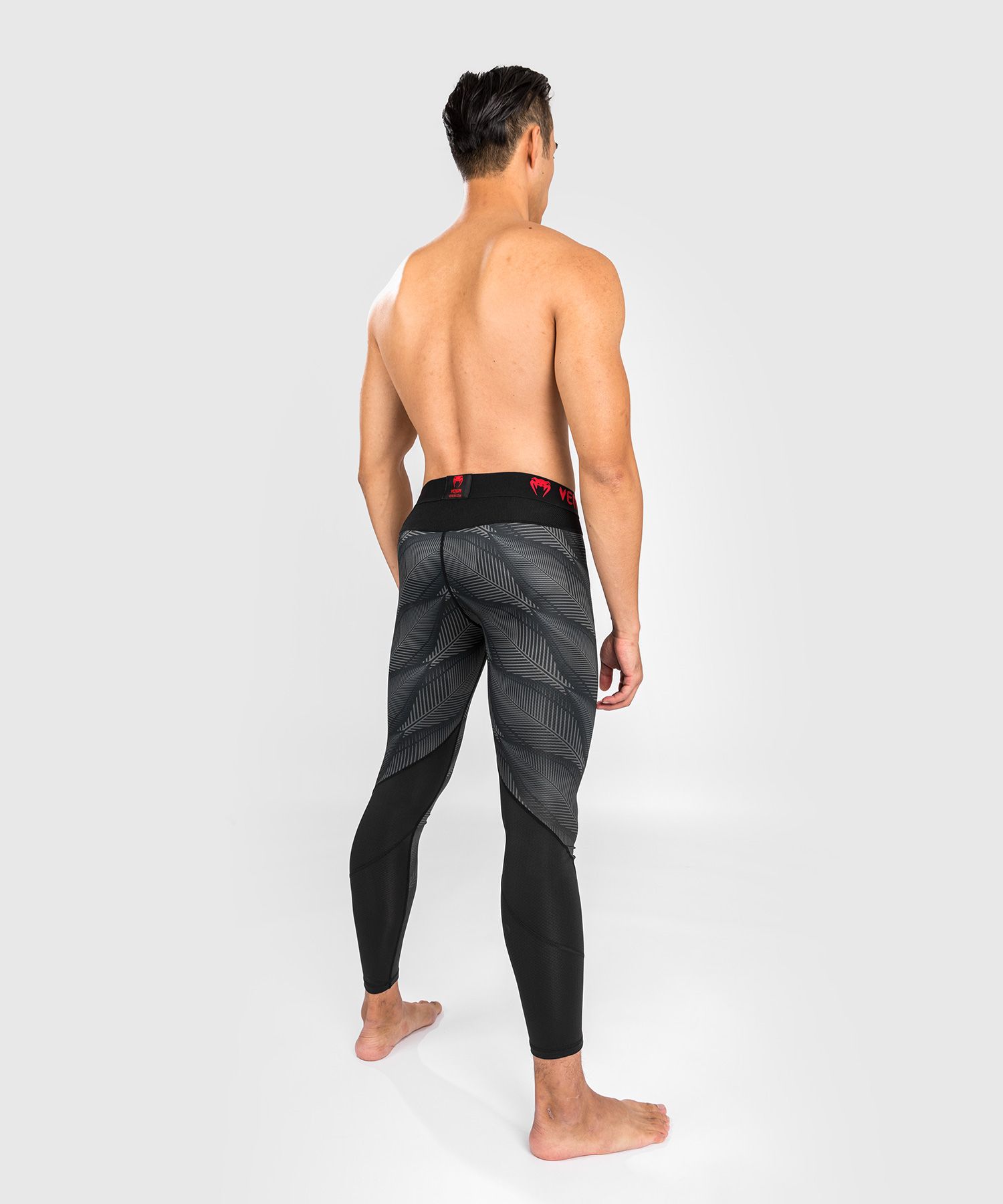 Pantaloni a compressione Venum Phantom - Nero/Rosso