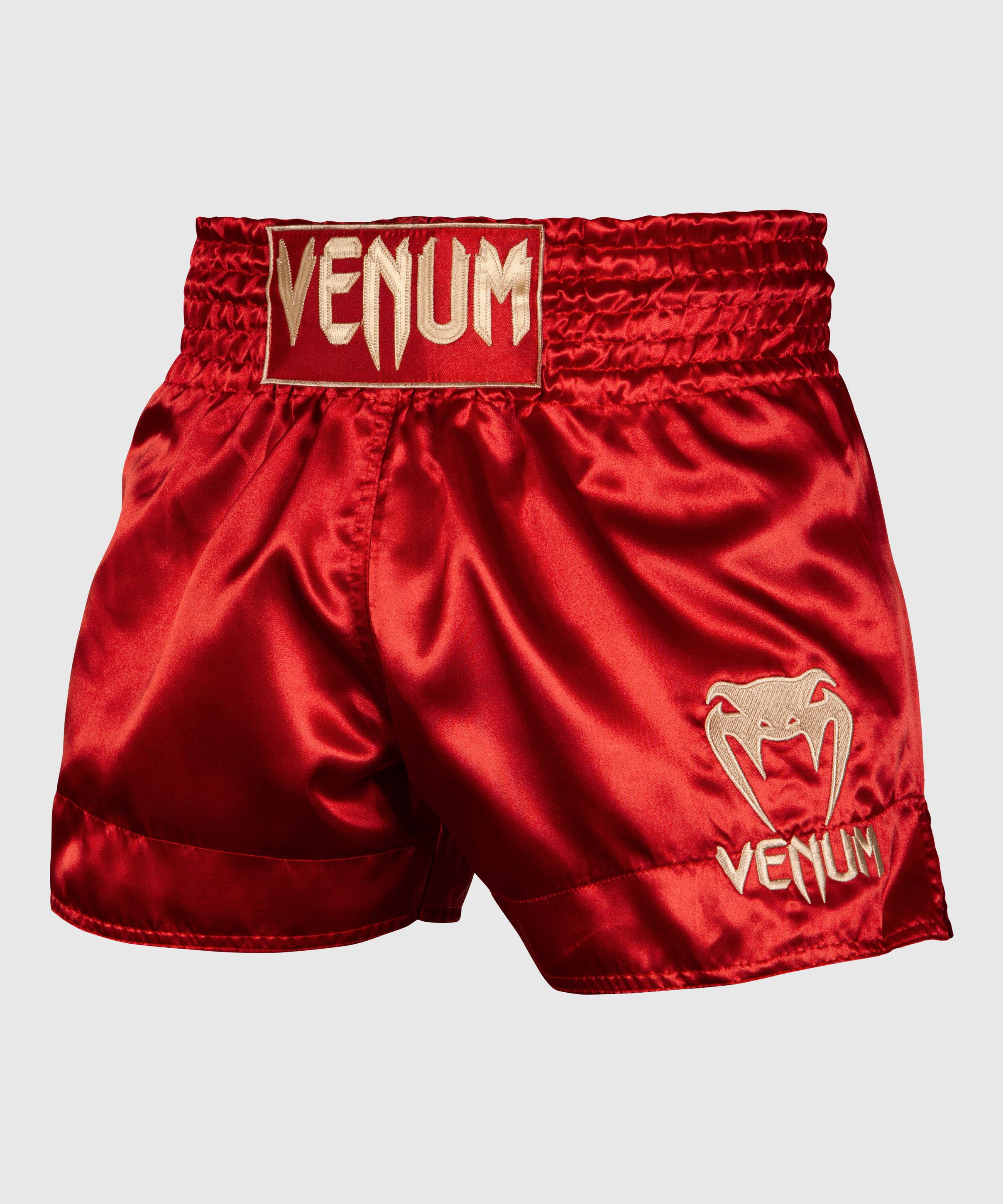 Shorts Muay Thai Venum Classic - Bordeaux/Gold