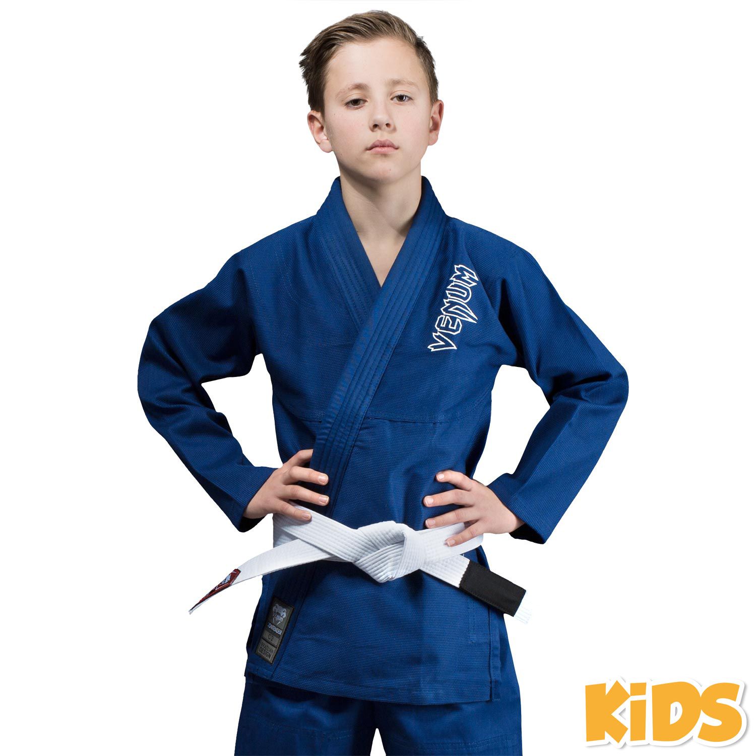 Kimono BJJ Venum Contender Kids - Azul