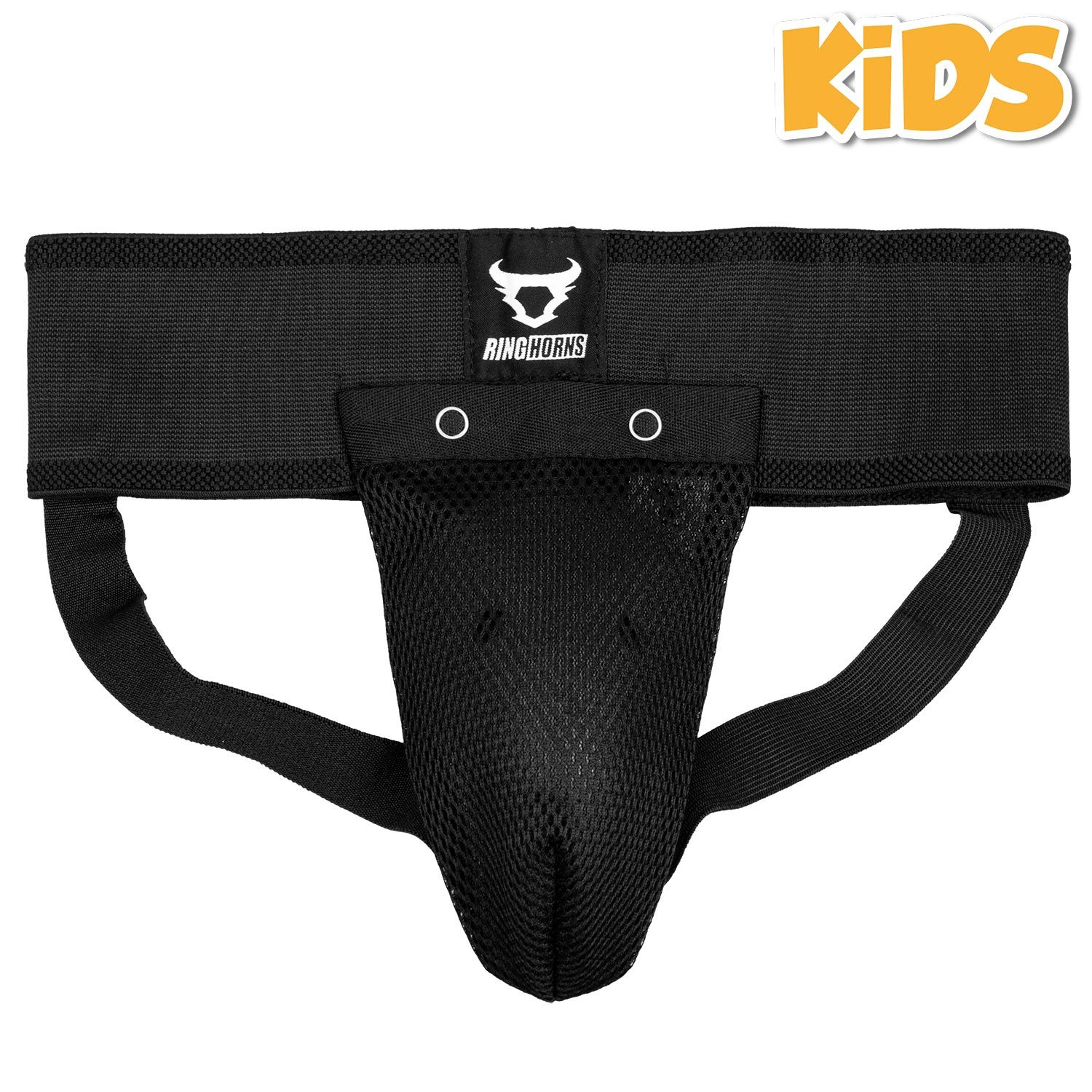 Ringhorns Charger Kids Groin Guard & Support - Black