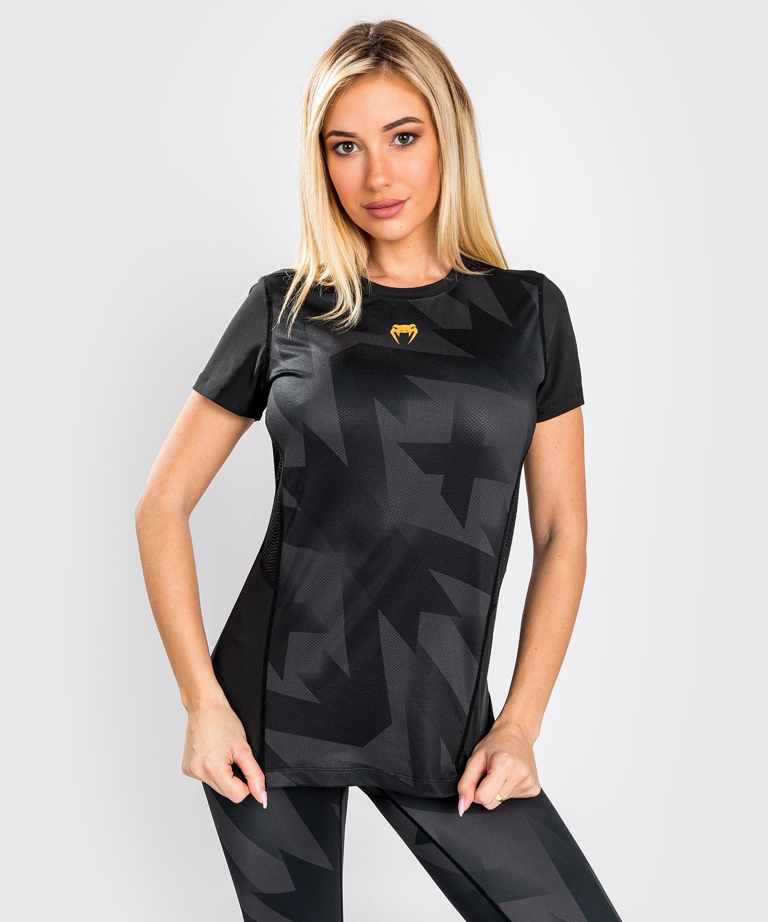 T-Shirt Dry Tech Venum Razor - Pour Femmes - Noir/Or