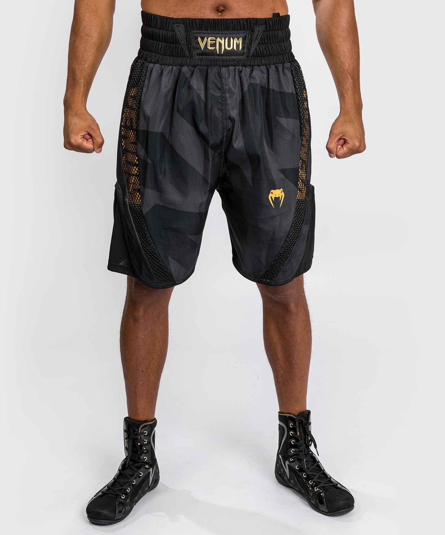 Shorts de Boxeo Venum Razor - Negro/Oro