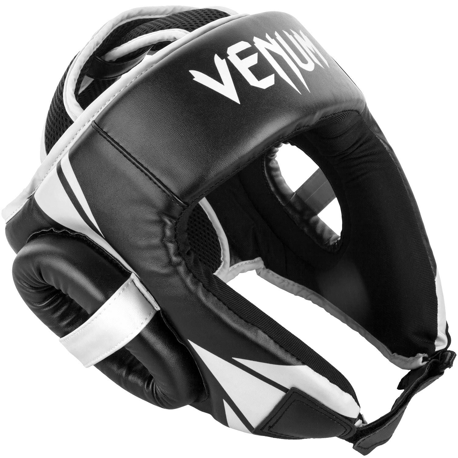 Venum Challenger Open Face Headgear - Black