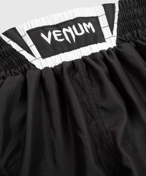 Short de boxe Venum Elite - Noir/Blanc