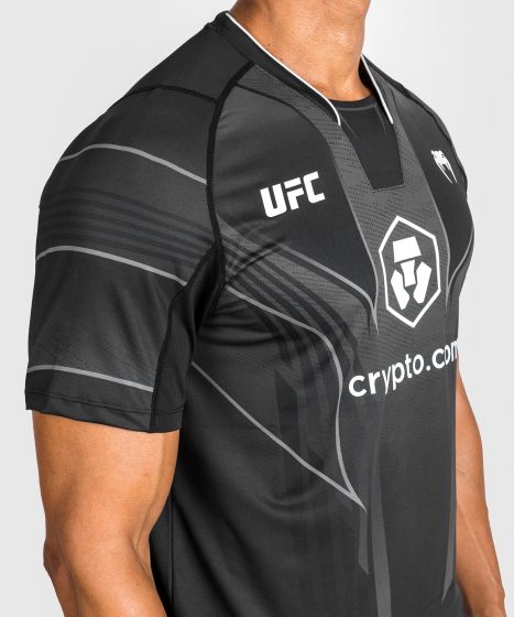 UFC Venum personalisierte authentische Fight Night 2.0 Männer Walkout Jersey - schwarz