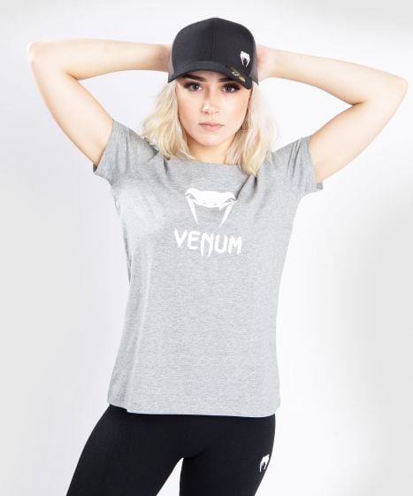 Camiseta Venum Classic - De Mujer - Gris jaspeado claro