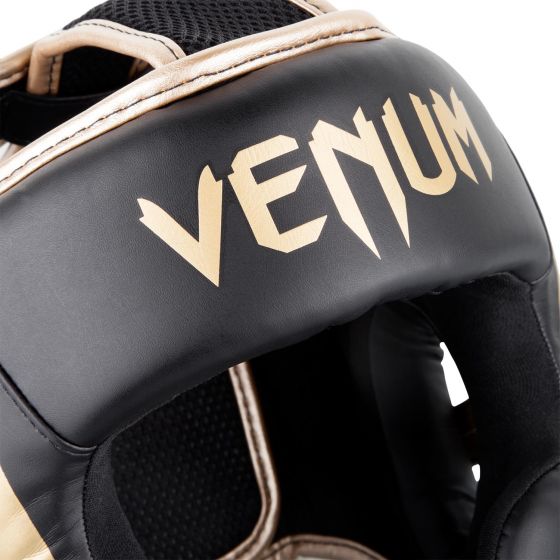 Venum Elite hoofdbeschermer - Zwart/Goud