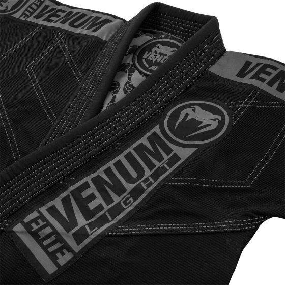 Venum Elite Light 2.0 BJJ Gi - (Bag Included) - Black/Black