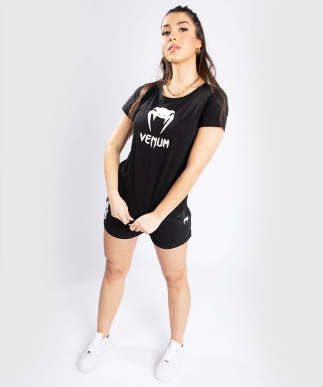 Venum Classic T-Shirt – Für Frauen – Schwarz