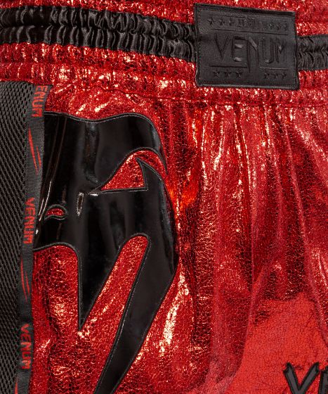 Muay Thai Shorts Venum Giant Foil - Rot/Schwarz