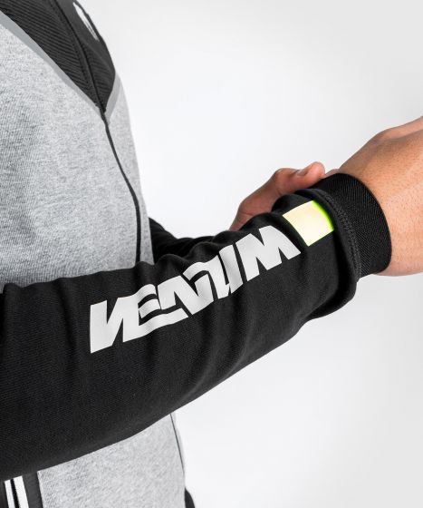 Venum LASER EVO 2.0 sweatshirt met capuchon - zwart / grijs