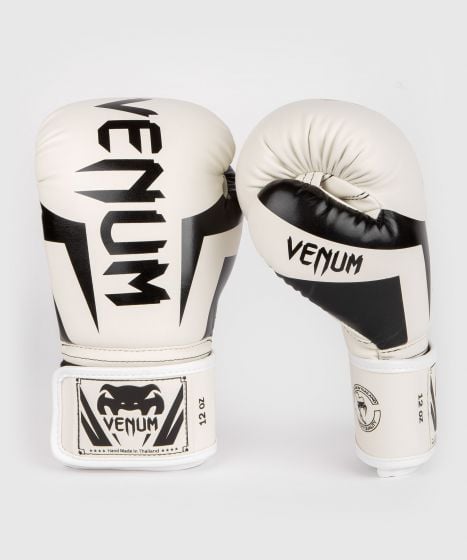 Gants de Boxe Venum Elite - Blanc/noir