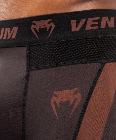 Pantalones cortos Vale Tudo Venum No Gi 3.0 - Negro/Marrón