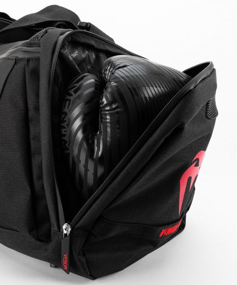 Venum Trainer Lite Evo Sports Bags  - Black/Red