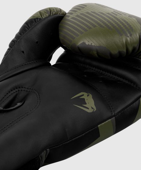 Venum Elite Boxing Gloves - Khaki camo