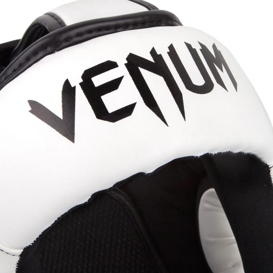 Casque de Boxe Venum Elite  - Blanc/Noir - Taille Unique