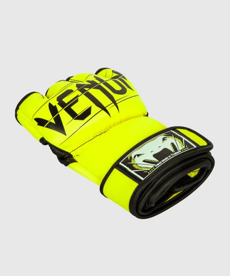 Venum Undisputed 2.0 MMA Gloves - Skintex Leather - Neo Yellow