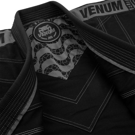 Venum Elite Light 2.0 BJJ Gi - (Bag Included) - Black/Black