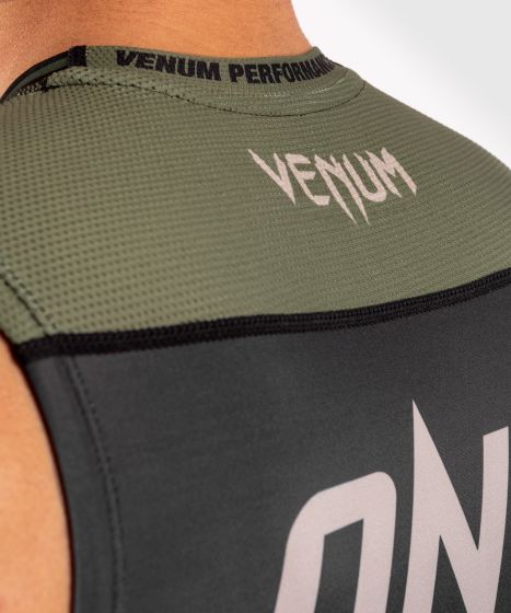 T-shirt de compression Venum ONE FC Impact - sans manches - Noir/Kaki