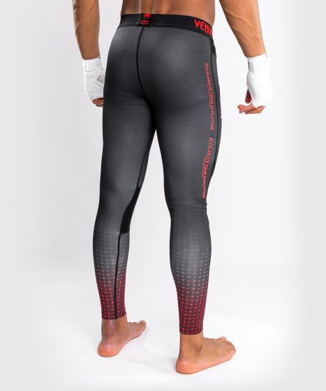 Pantalones de compresión Venum UFC Performance Institute - Negro/Rojo