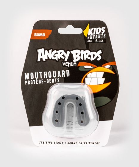 Venum Angry Birds Mundschutz – Für Kinder - Schwarz 